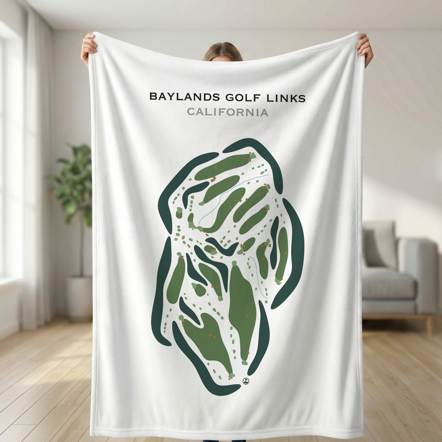 Baylands Golf Links, California - Printed Golf Courses