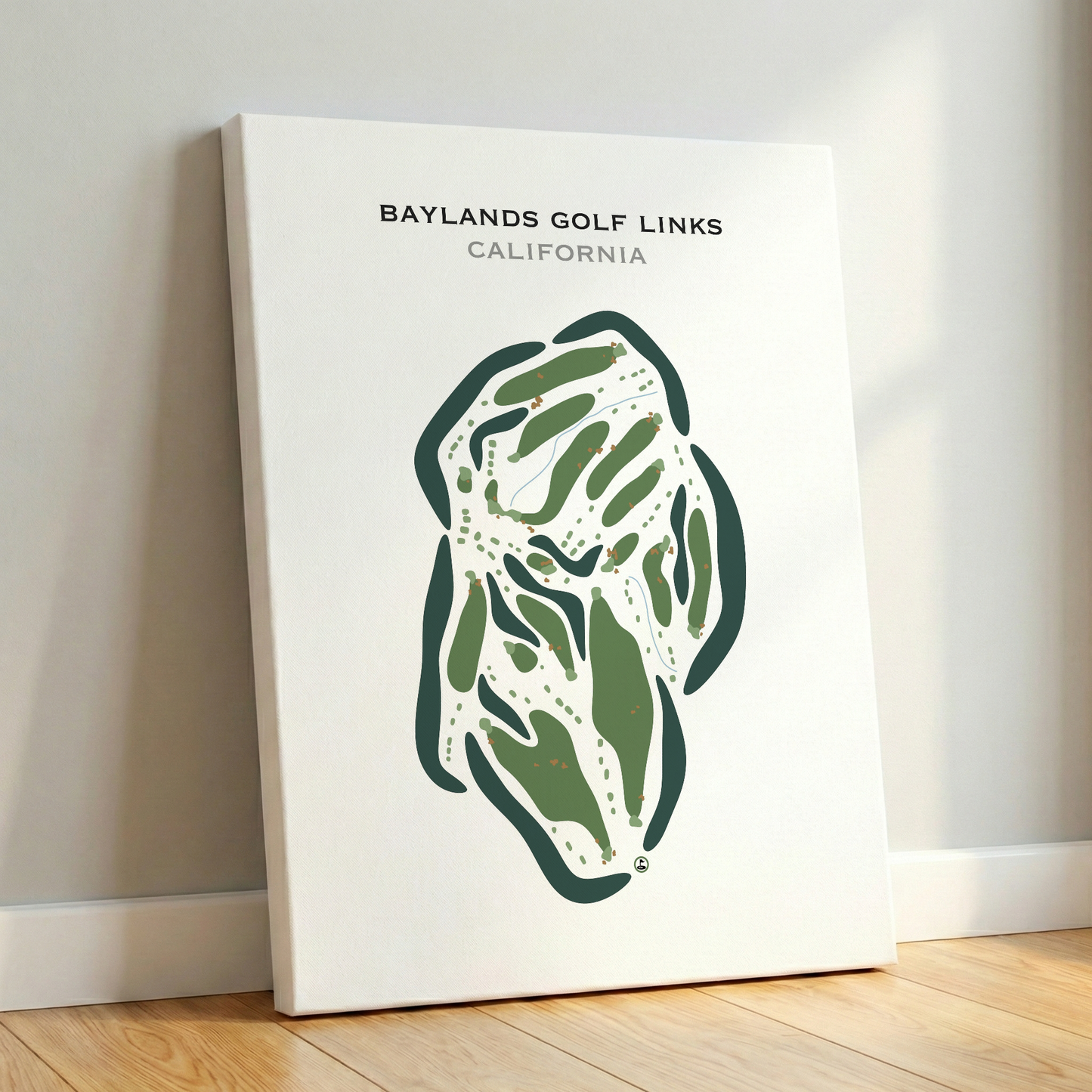 Baylands Golf Links, California - Printed Golf Courses