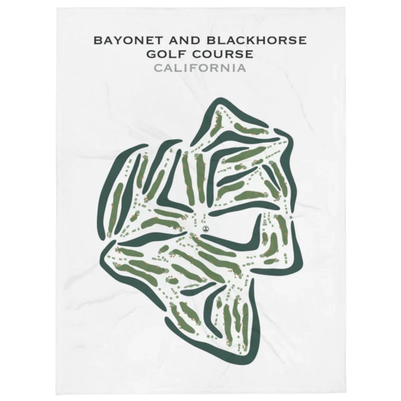 Bayonet & Black Horse Golf Course, California - Printed Golf Courses