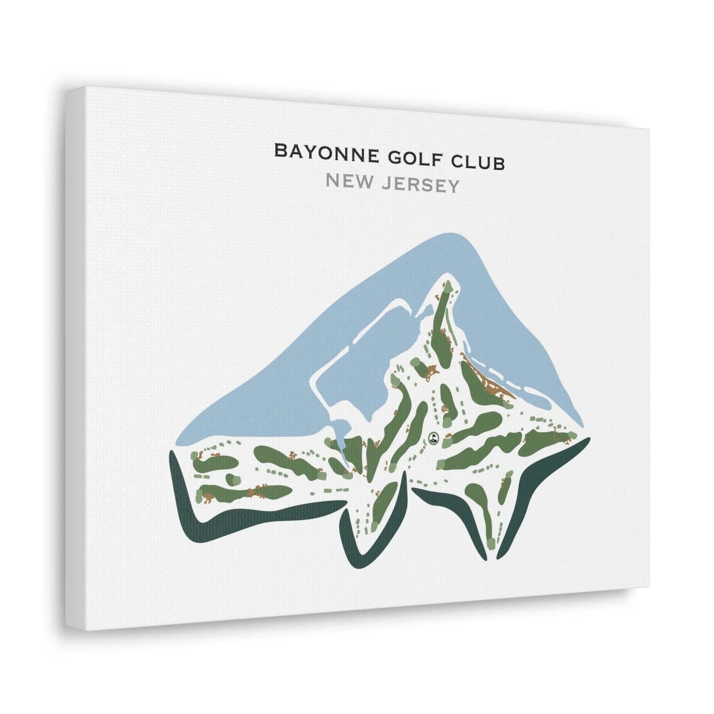 Bayonne Golf Club, New Jersey - Printed Golf Courses