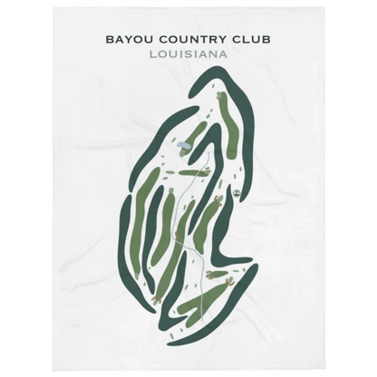 Bayou Country Club, Louisiana - Printed Golf Courses
