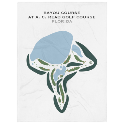 Bayou Course at A. C. Read Golf Course, Florida - Printed Golf Courses