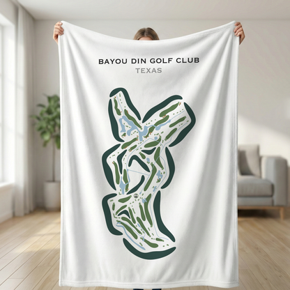 Bayou Din Golf Club, Texas - Printed Golf Courses