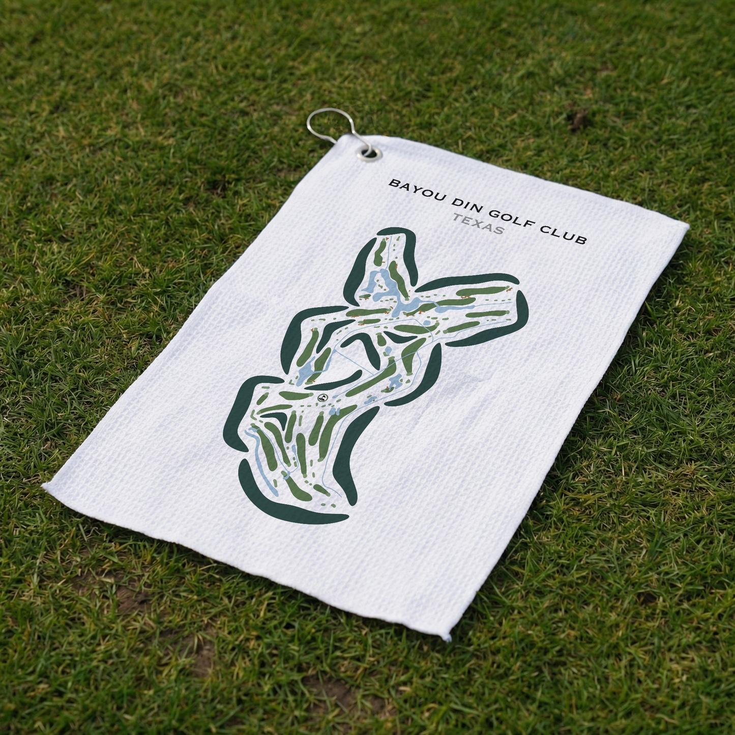 Bayou Din Golf Club, Texas - Printed Golf Courses