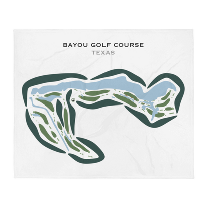 Bayou Golf Course, Texas - Printed Golf Courses