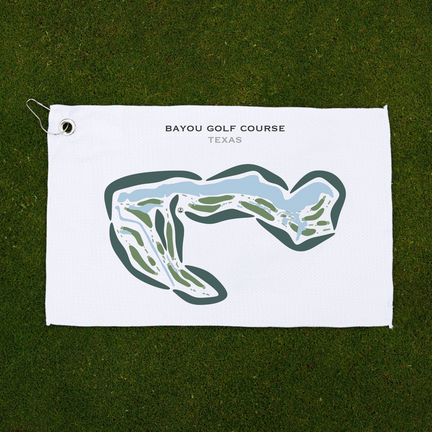 Bayou Golf Course, Texas - Printed Golf Courses