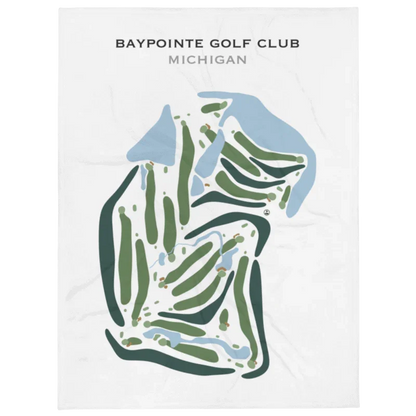 Bay Pointe Golf Club, Michigan - Printed Golf Courses