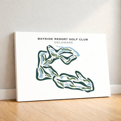 Bayside Resort Golf Club, Delaware - Printed Golf Courses