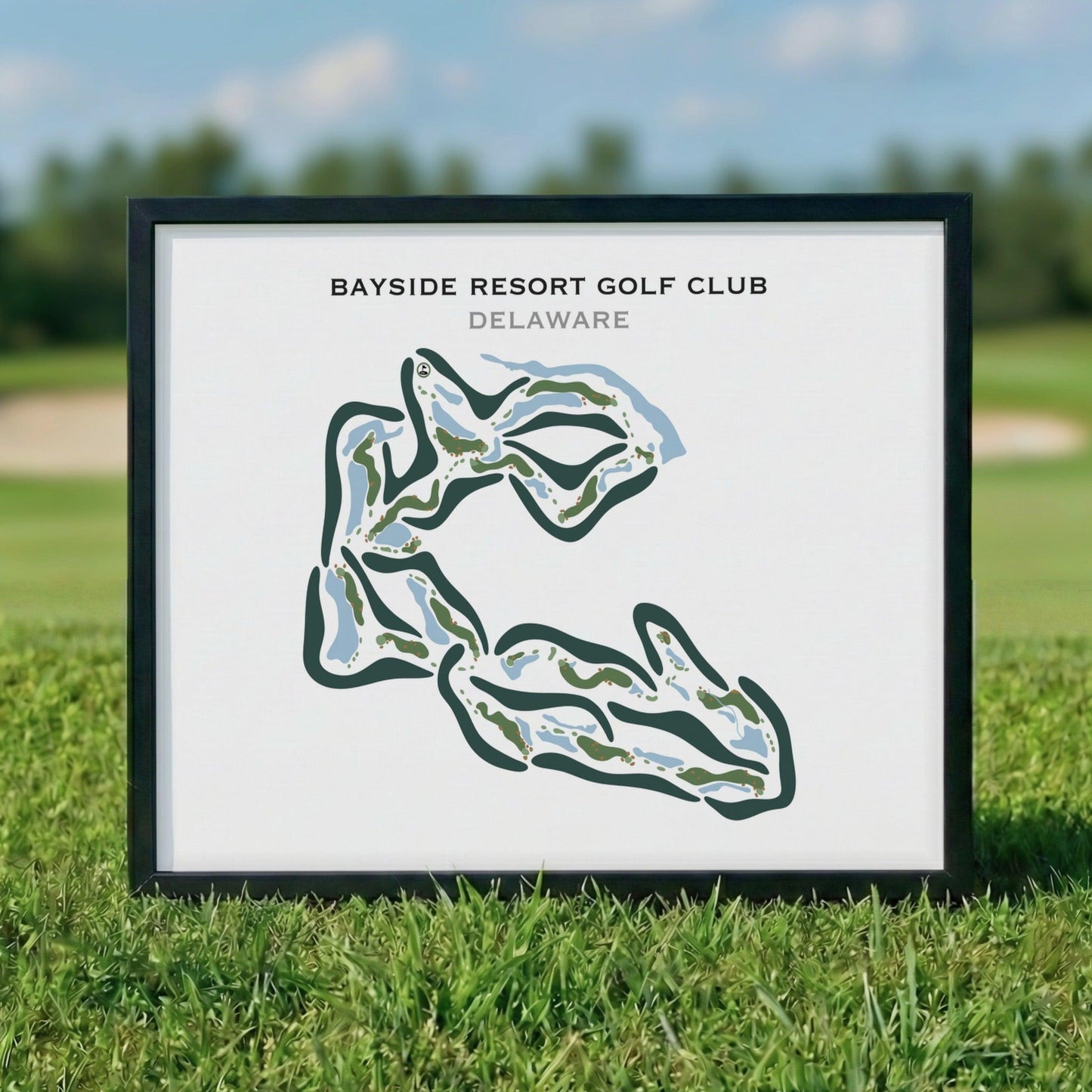 Bayside Resort Golf Club, Delaware - Printed Golf Courses