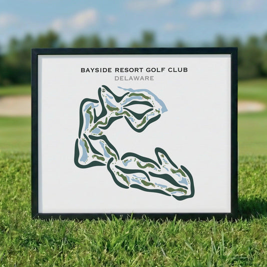 Bayside Resort Golf Club, Delaware - Printed Golf Courses