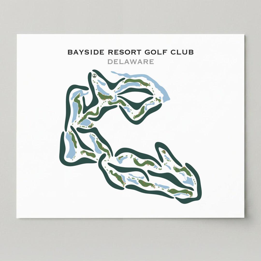Bayside Resort Golf Club, Delaware - Printed Golf Courses