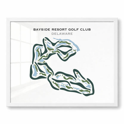 Bayside Resort Golf Club, Delaware - Printed Golf Courses