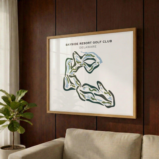 Bayside Resort Golf Club, Delaware - Printed Golf Courses