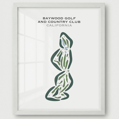 Baywood Golf & Country Club, California - Printed Golf Courses