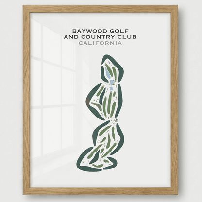 Baywood Golf & Country Club, California - Printed Golf Courses