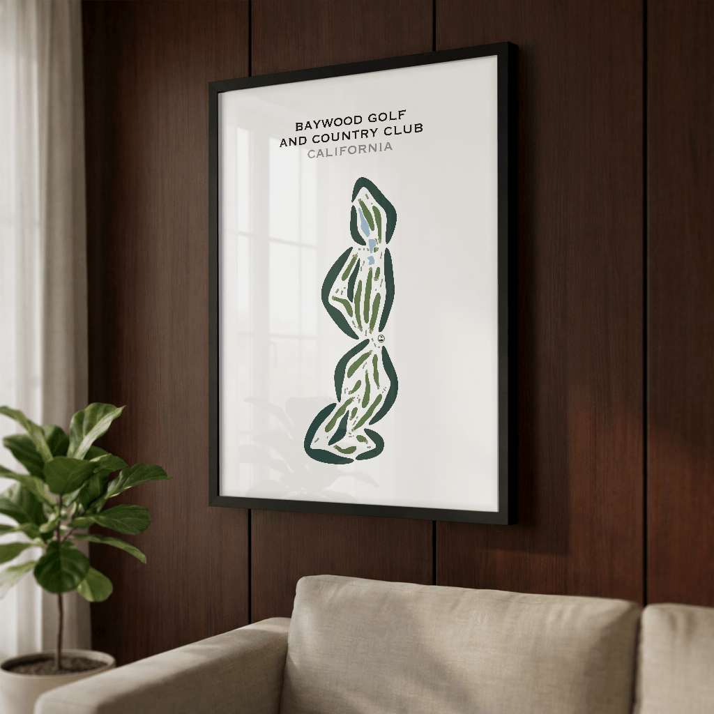 Baywood Golf & Country Club, California - Printed Golf Courses