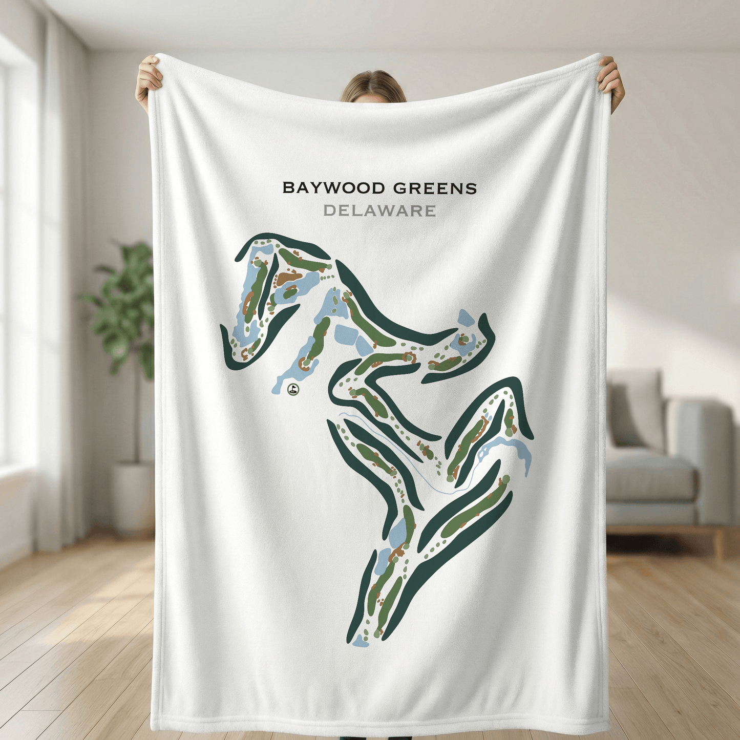 Baywood Greens, Delaware - Printed Golf Courses