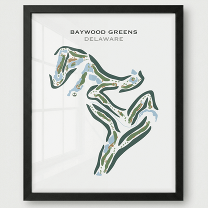 Baywood Greens, Delaware - Printed Golf Courses