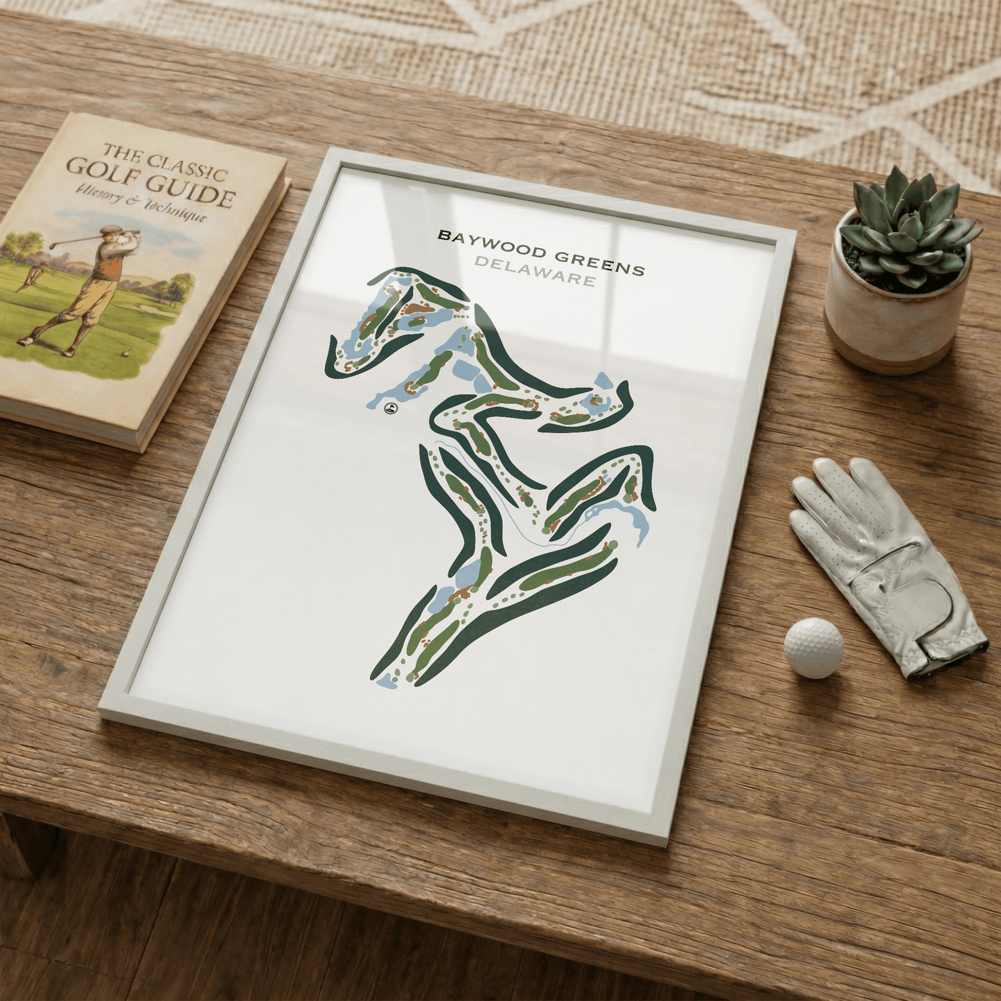 Baywood Greens, Delaware - Printed Golf Courses