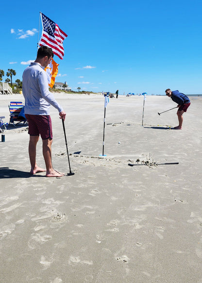 Beach Putt - Beach Golf Game - with (2) Adjustable Beach Putt Putters - ON SALE