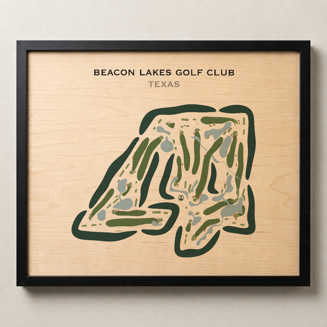 Beacon Lakes Golf Club, Texas - Printed Golf Courses