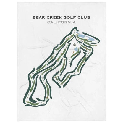 Bear Creek Golf Club, California - Printed Golf Courses
