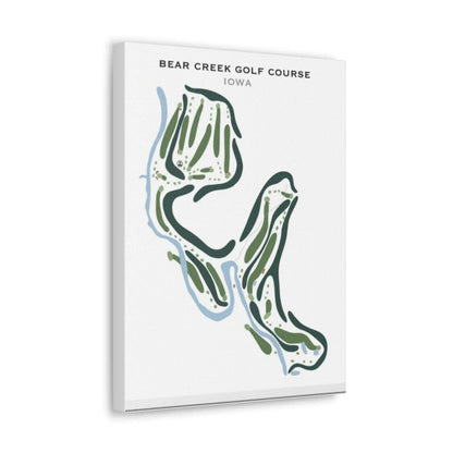Bear Creek Golf Course, Iowa - Printed Golf Courses