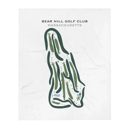 Bear Hill Golf Club, Massachusetts - Printed Golf Courses