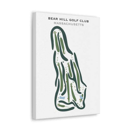Bear Hill Golf Club, Massachusetts - Printed Golf Courses