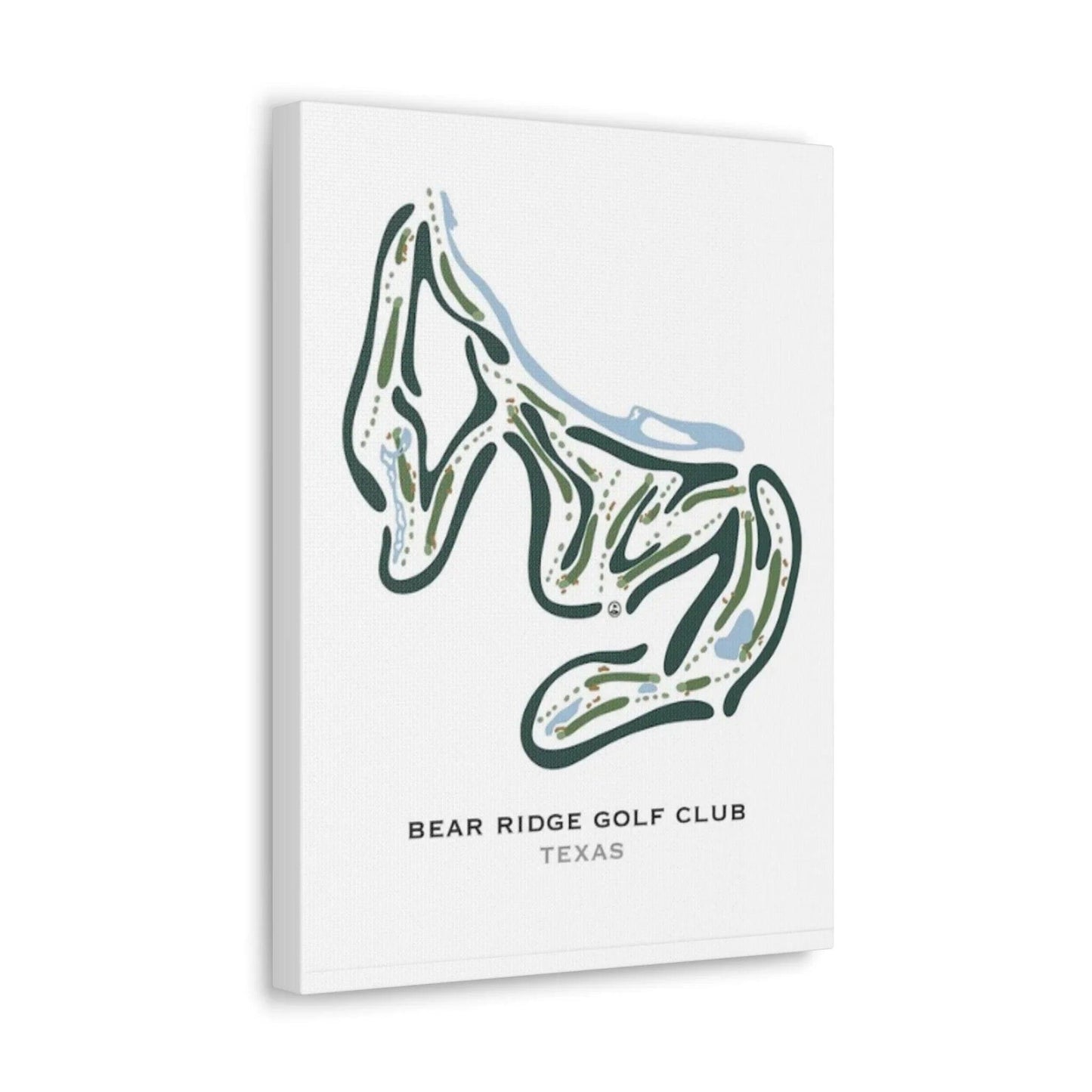 Bear Ridge Golf Club, Texas - Printed Golf Courses