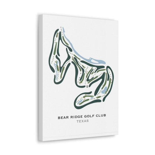 Bear Ridge Golf Club, Texas - Printed Golf Courses