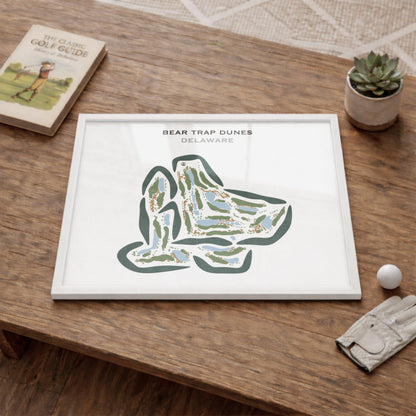 Bear Trap Dunes, Delaware - Printed Golf Courses