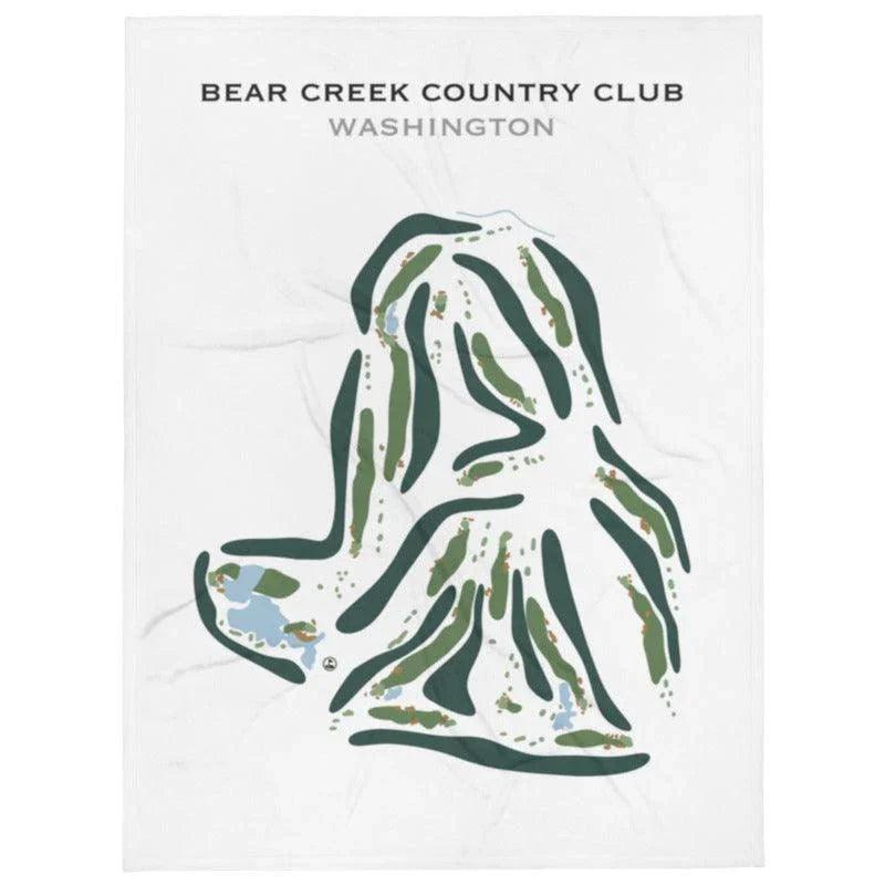 Bear Creek Country Club, Washington - Printed Golf Course