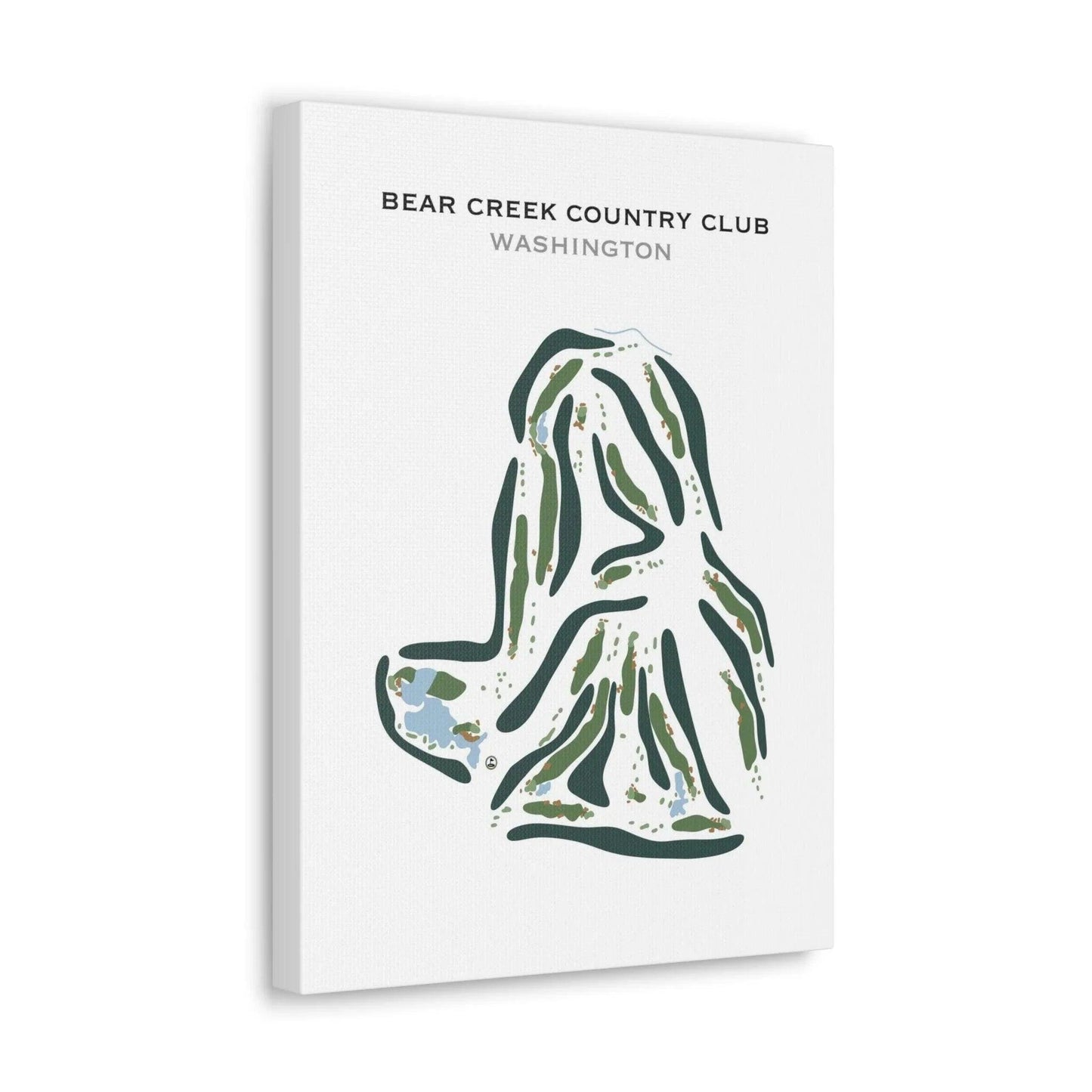 Bear Creek Country Club, Washington - Printed Golf Course