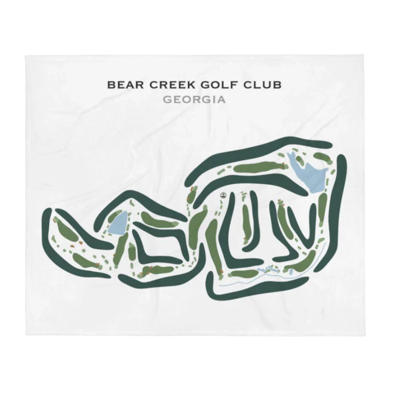 Bear Creek Golf Club, Georgia - Printed Golf Courses