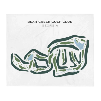 Bear Creek Golf Club, Georgia - Printed Golf Courses