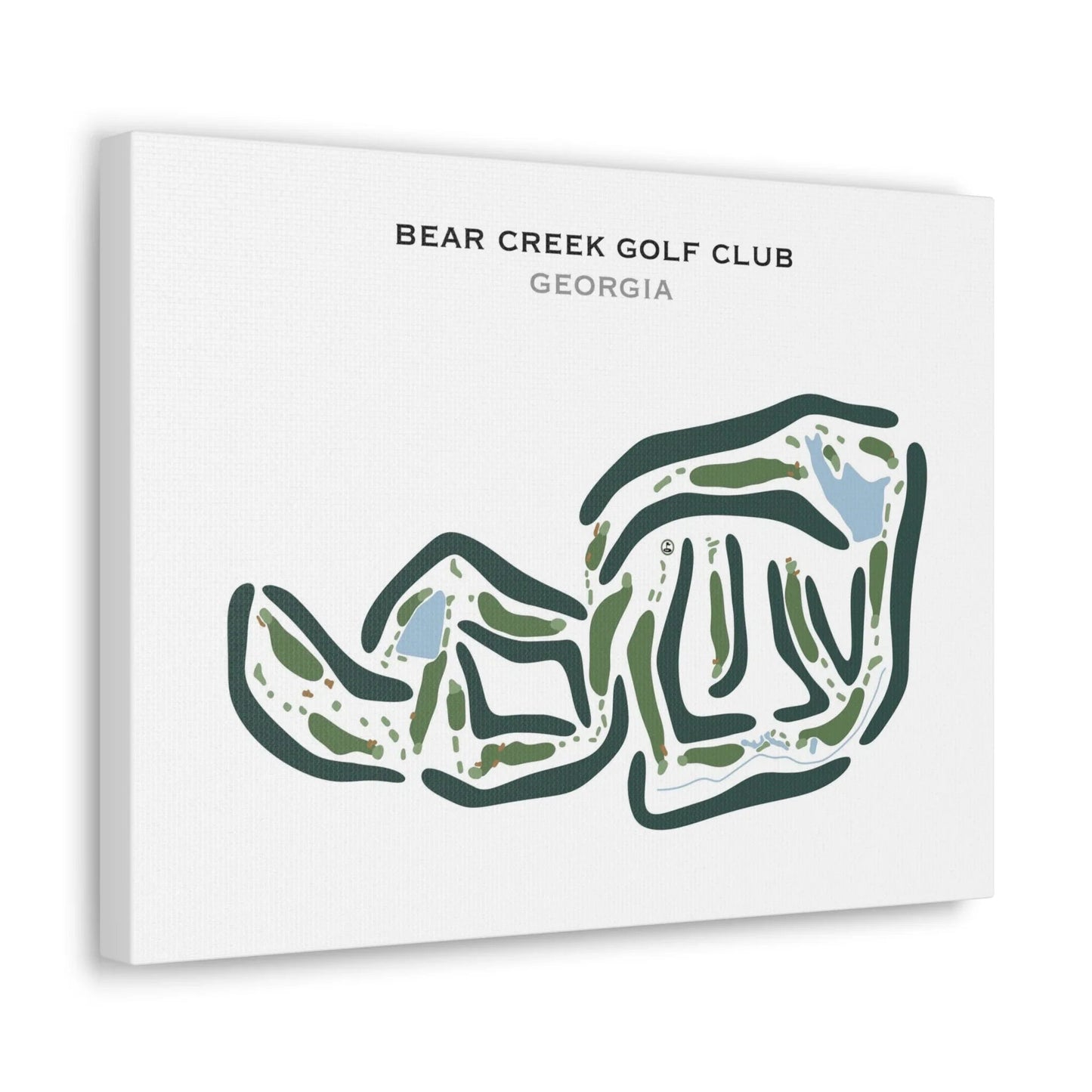 Bear Creek Golf Club, Georgia - Printed Golf Courses