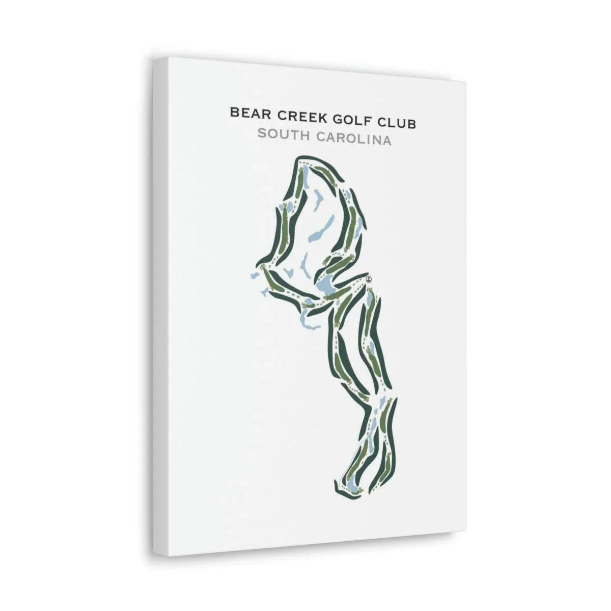Bear Creek Golf Club, South Carolina - Printed Golf Courses