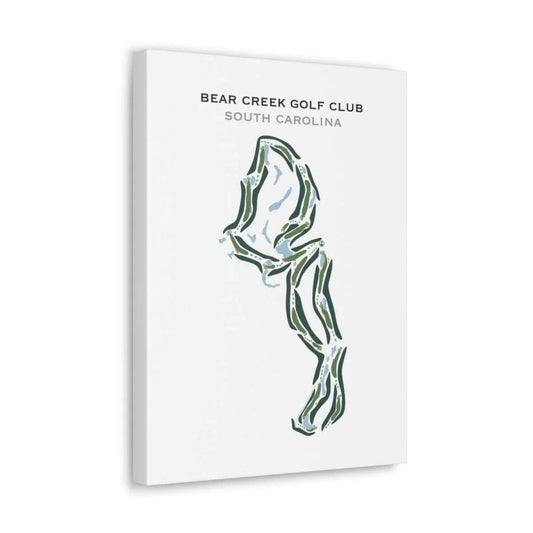 Bear Creek Golf Club, South Carolina - Printed Golf Courses