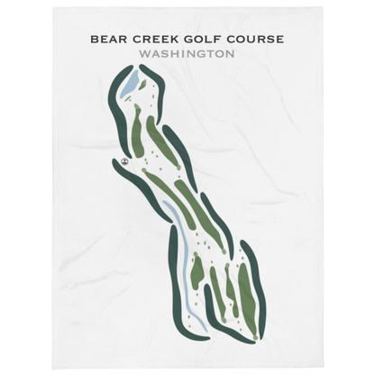 Bear Creek Golf Course, Washington - Printed Golf Courses