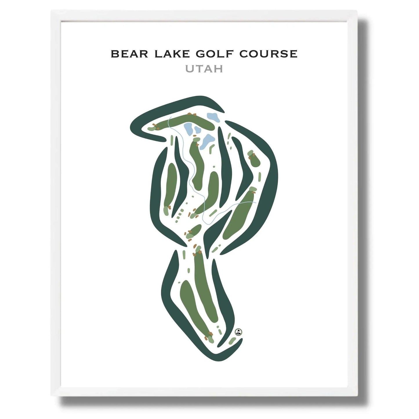 Bear Lake Golf Course, Garden City Utah - Printed Golf Courses
