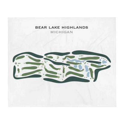 Bear Lake Highlands Golf Course, Michigan - Printed Golf Course
