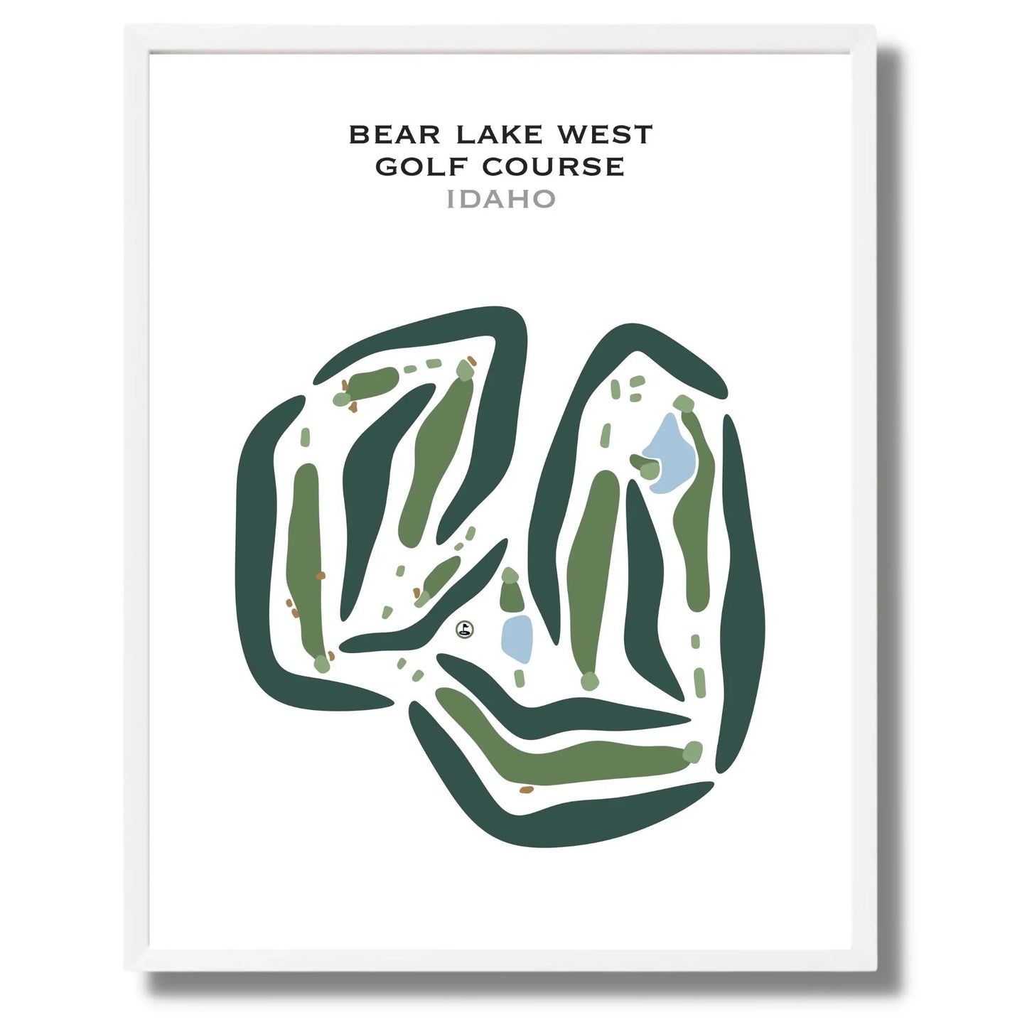 Bear Lake West Golf Course, Idaho - Printed Golf Courses