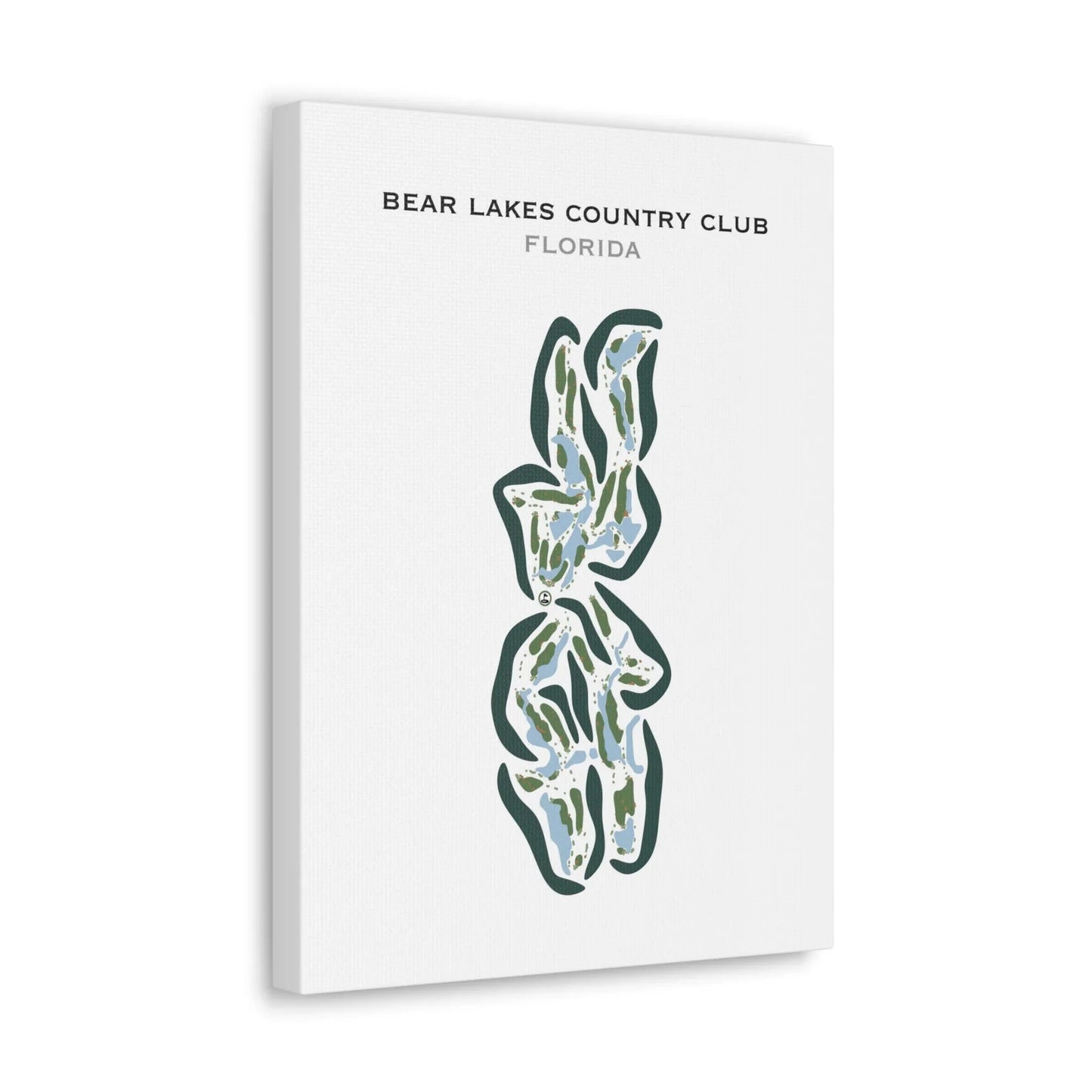 Bear Lakes Country Club, Florida - Printed Golf Courses