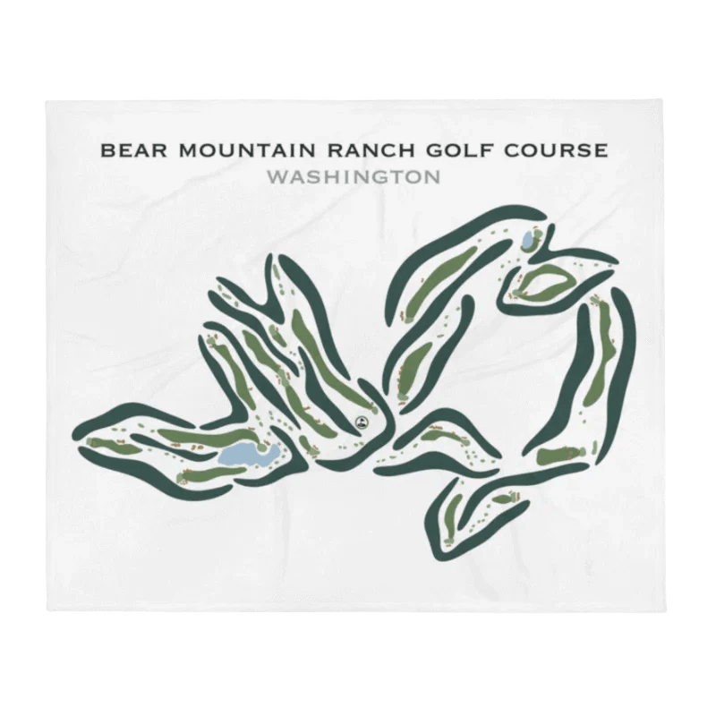Bear Mountain Ranch Golf Course, Washington - Printed Golf Courses