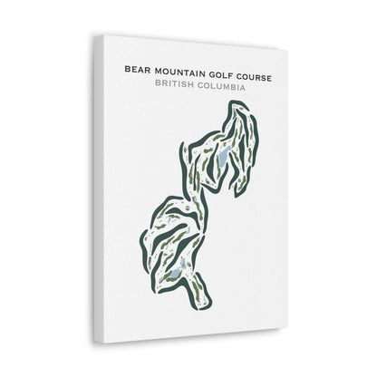 Bear Mountain Golf Course, Victoria, BC, Canada - Printed Golf Courses