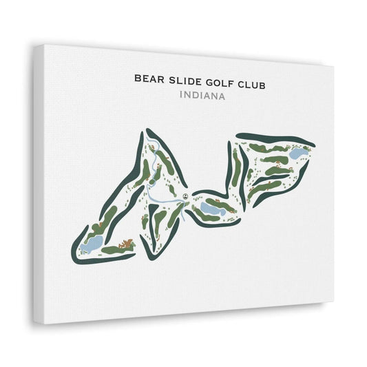 Bear Slide Golf Club, Indiana - Printed Golf Course