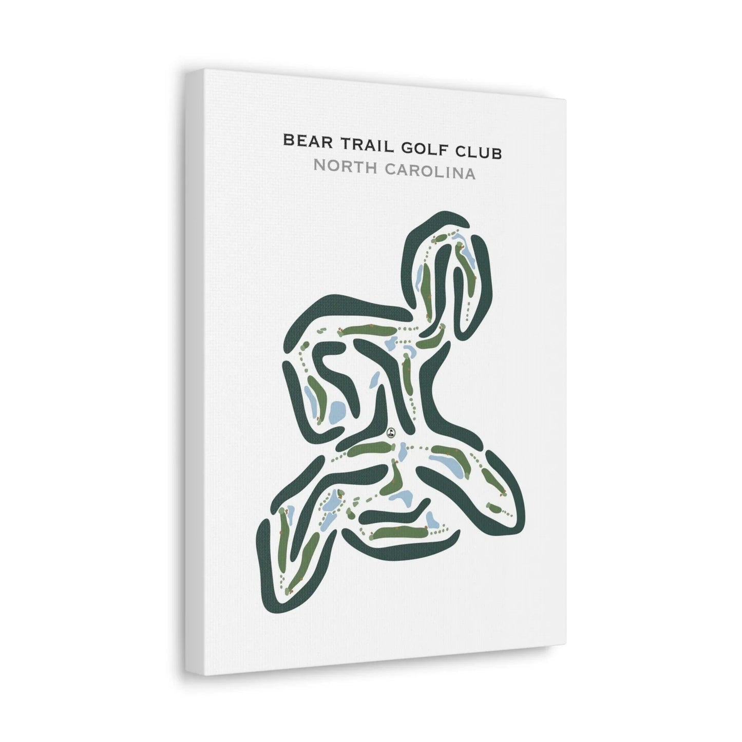 Bear Trail Golf Club, North Carolina - Printed Golf Courses