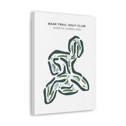Bear Trail Golf Club, North Carolina - Printed Golf Courses