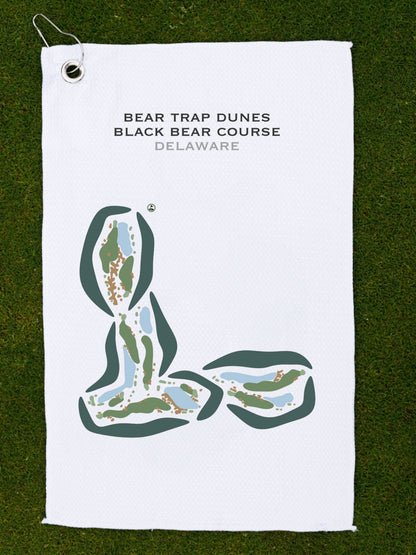 Bear Trap Dunes, Black Bear Course, Delaware - Printed Golf Courses